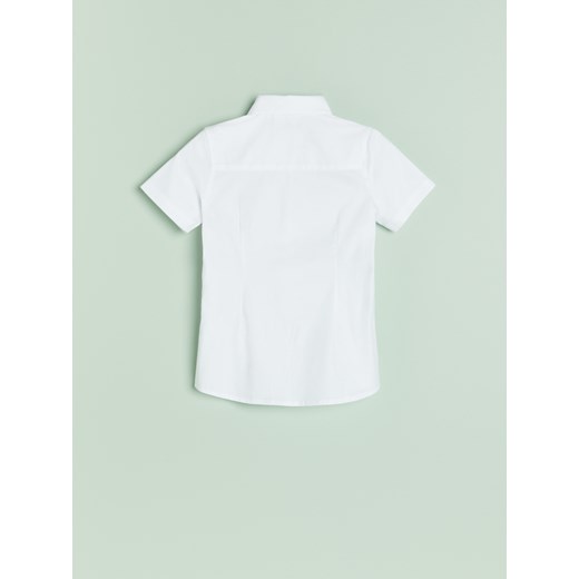 Reserved - Elegancka koszula slim fit - Biały Reserved 134 Reserved