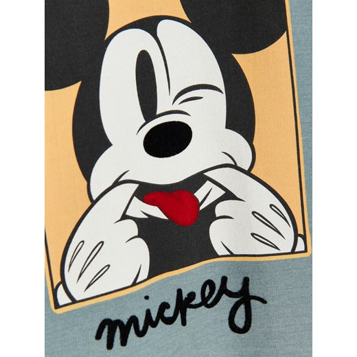 Reserved - Bluza Mickey Mouse - Turkusowy Reserved 122 Reserved
