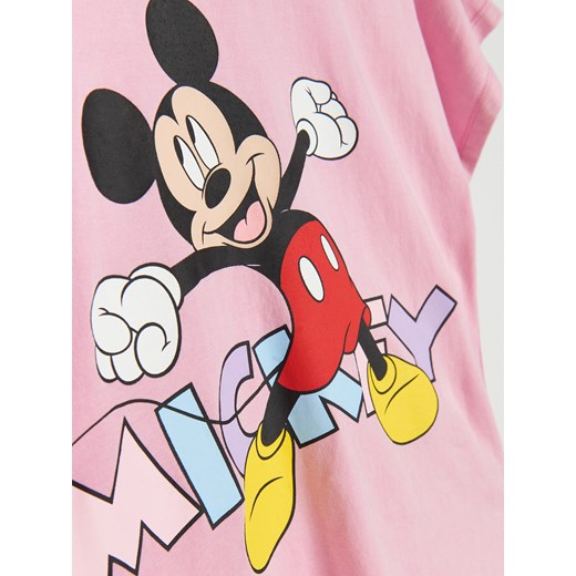 Reserved - T-shirt Mickey Mouse - Różowy Reserved 158 Reserved