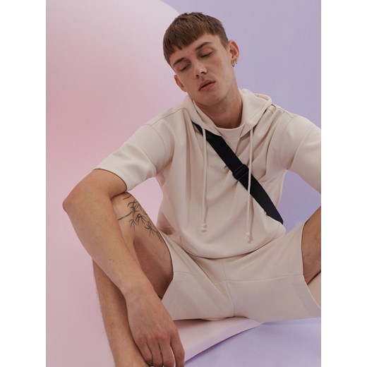 Reserved - Szorty jogger - Kremowy Reserved S Reserved