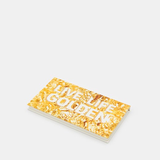 Sinsay - Paleta cieni do powiek Live Life Golden - Złoty Sinsay Jeden rozmiar Sinsay