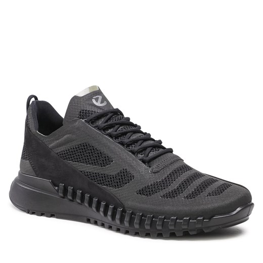 Sneakersy ECCO - Zipflex M Low Tex 80378451052 Black/Black Ecco 41 wyprzedaż eobuwie.pl