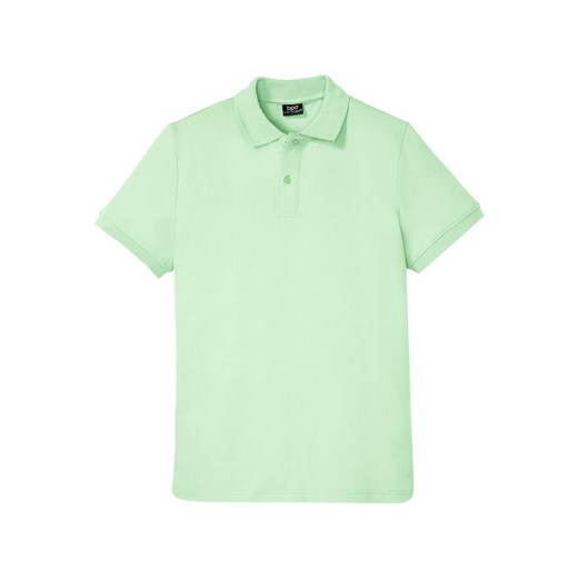 Shirt polo z bawełny pique, krótki rękaw | bonprix 60/62 (XXL) bonprix - Allani