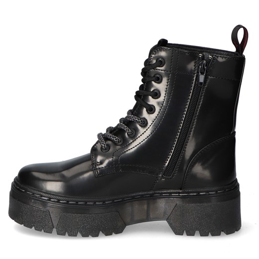 Botki Damskie Wrangler Na koturnie Czarne Wrangler WL12581A_062Black 1 Wrangler Arturo-obuwie