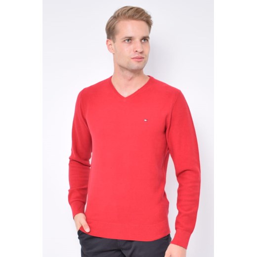 sweter męski tommy hilfiger mw0mw05007 czerwony ze sklepu Royal Shop w kategorii Swetry męskie - zdjęcie 122901005