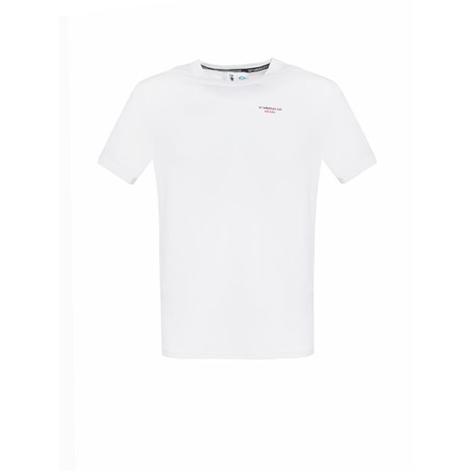 Biały t-shirt męski North Sails By Prada z krótkim rękawem 