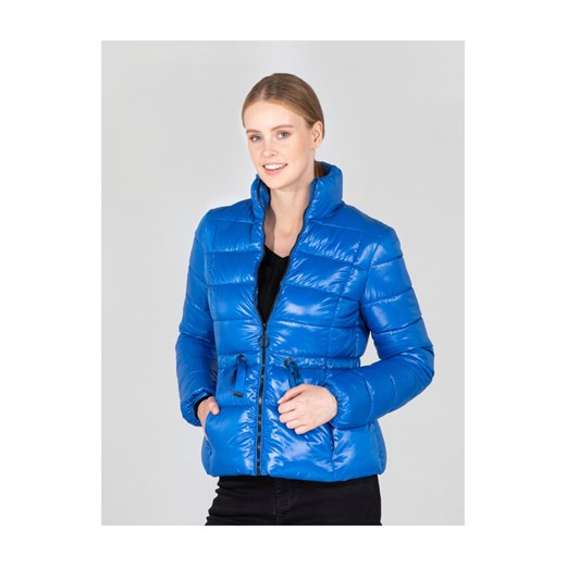Niebieska kurtka damska z puchem Ochnik XS promocja OCHNIK