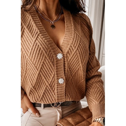Sweter damski VALSETA BROWN uniwersalny okazyjna cena Ivet Shop