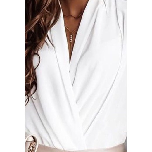 Damska bluzka VENIRDA WHITE M okazyjna cena Ivet Shop