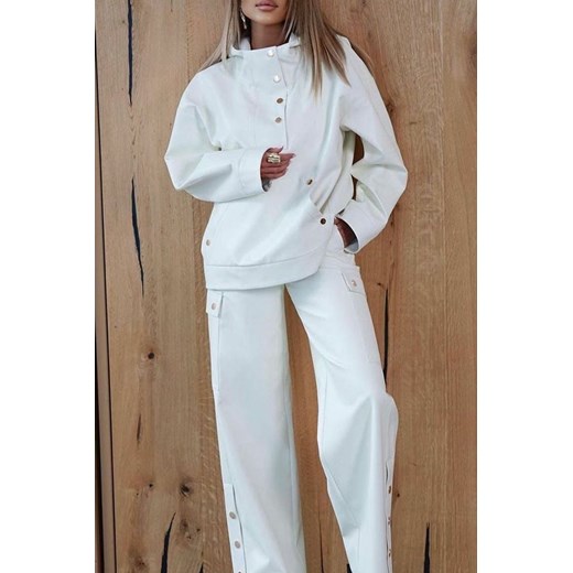 Komplet damski MELORNA WHITE XL okazja Ivet Shop
