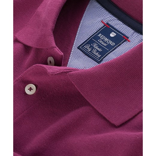 Shirt polo z bawełny pique Redmond Polo Redmond S zantalo.pl