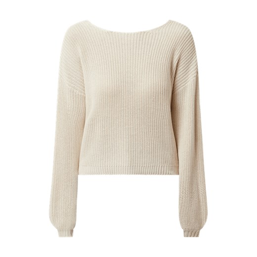 Sweter krótki z koronką model ‘Xenia’ XS Peek&Cloppenburg 