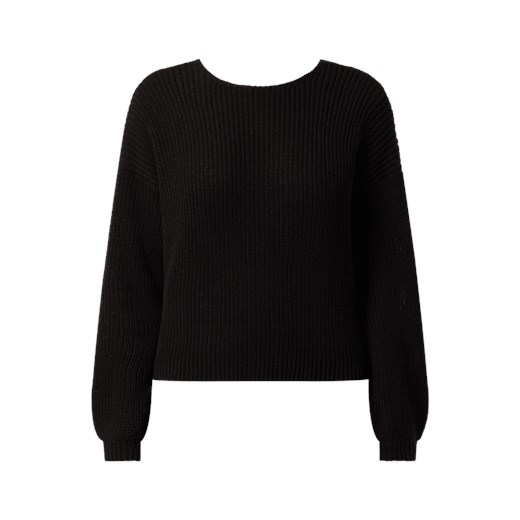Sweter krótki z koronką model ‘Xenia’ XL Peek&Cloppenburg 
