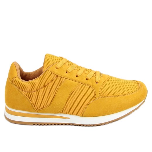 Buty sportowe miodowe CZ-792 Yellow żółte 39 ButyModne.pl