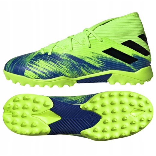 Buty piłkarskie adidas Nemeziz 19.3 Tf M FV3994 wielokolorowe zielone 44 ButyModne.pl