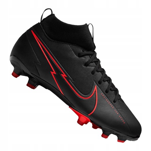 Buty piłkarskie Nike Superfly 7 Academy Mg Jr AT8120-060 czarne czarne Nike 35,5 ButyModne.pl