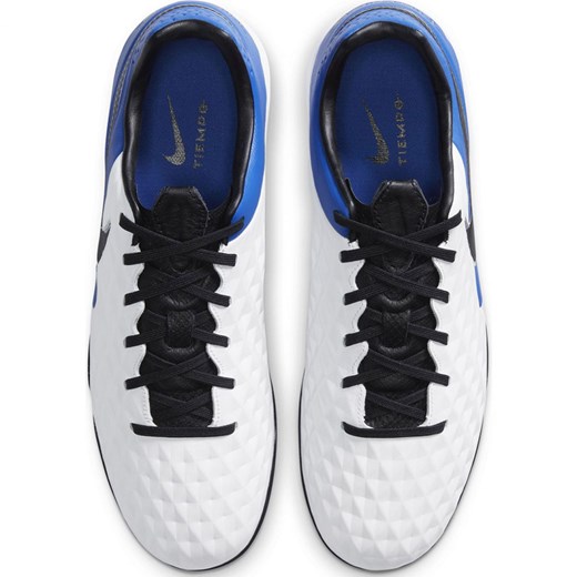 Buty piłkarskie Nike Tiempo Legend 8 Pro Tf M AT6136 104 , biały, niebieski białe Nike 46 ButyModne.pl