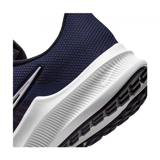 Buty sportowe męskie granatowe Nike downshifter z tkaniny wiązane 