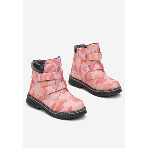 Buty zimowe dziecięce Born2be na rzepy 