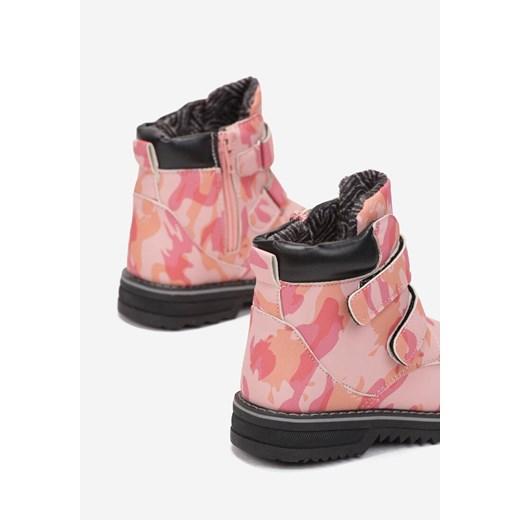 Buty zimowe dziecięce Born2be na rzepy 