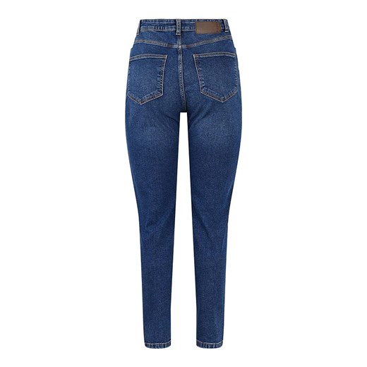 Jeansy damskie Pieces granatowe