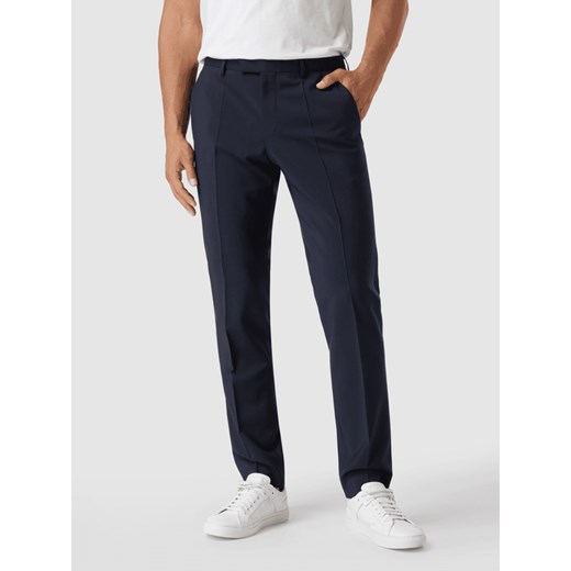Spodnie biznesowe o kroju regular fit z żywej wełny model 'Simmons' 56 Peek&Cloppenburg 