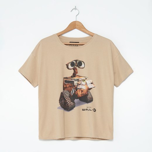 House - Koszulka z nadrukiem WALL·E - Beżowy House XS wyprzedaż House