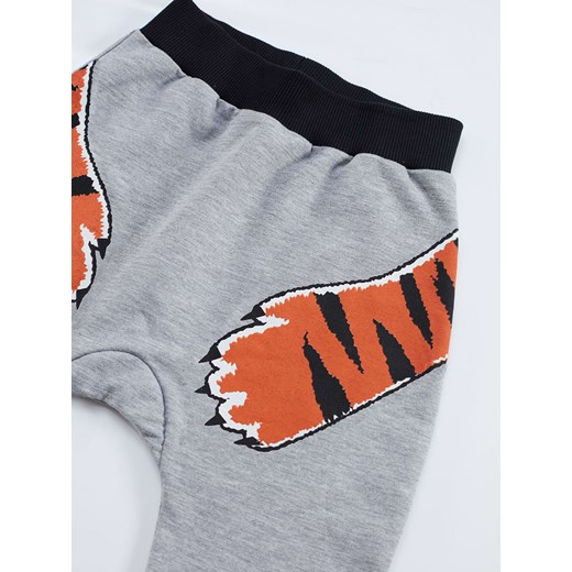 2-częściowy zestaw "Tiger Paws" w kolorze szaro-czarnym Deno Kids 104 okazja Limango Polska