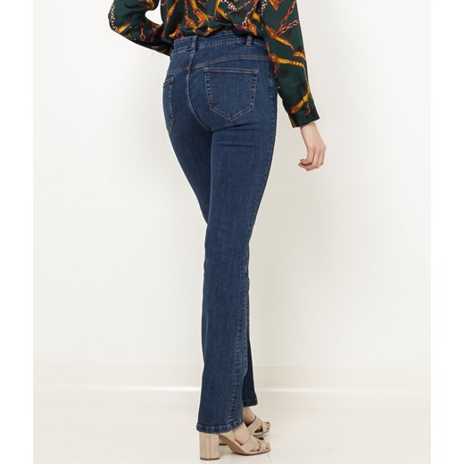 Niebieskie jeansy damskie Camaieu 