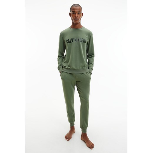 Zielona bluza męska Calvin Klein jesienna 