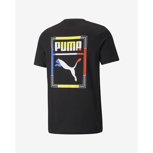 T-shirt męski Puma na wiosnę z krótkim rękawem 
