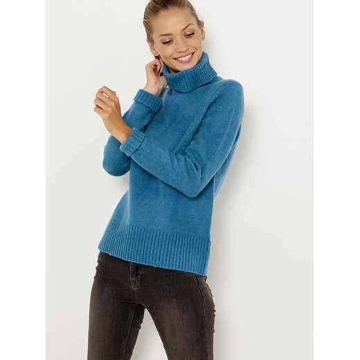 Sweter damski Camaieu niebieski 