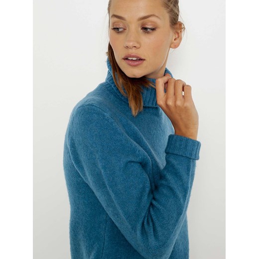 Sweter damski niebieski Camaieu casual 