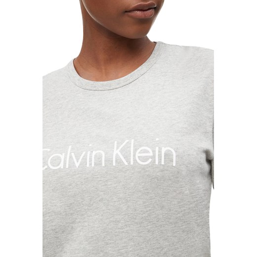 Calvin Klein szary damska koszulka S/S Crew Neck - XS Calvin Klein XL Differenta.pl