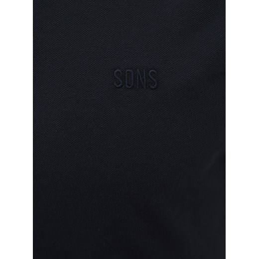Granatowa koszulka polo Basic ONLY & SONS Scott - XS Only & Sons XS Differenta.pl