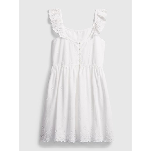 GAP biały dziewczęca sukienka s madeirou - S Gap XL wyprzedaż Differenta.pl