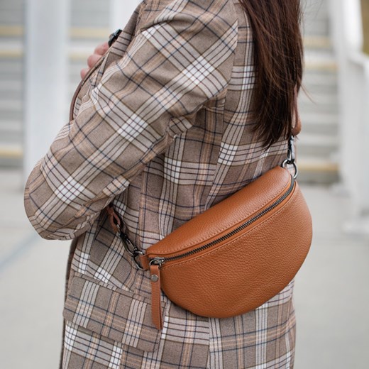 Brązowa Torebka Lider Torebki Włoskie  Conhpol elite