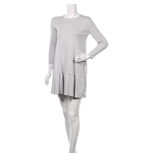 Sukienka Zara Knitwear z długim rękawem casual mini 