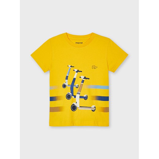 T-Shirt 3037 Żółty Regular Fit Mayoral 2Y MODIVO