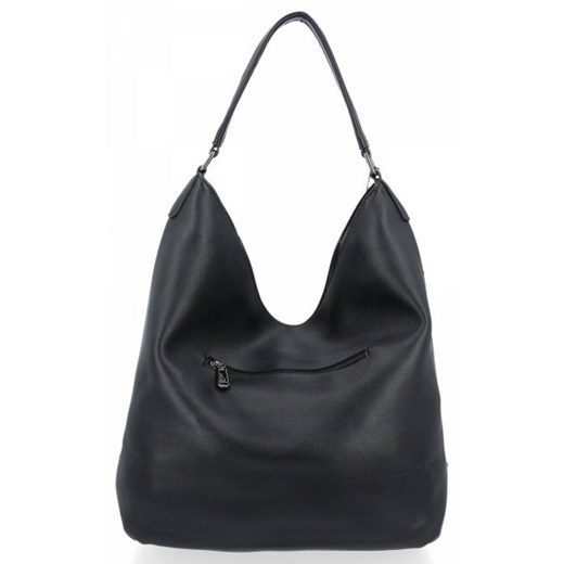 Diana&Co shopper bag glamour lakierowana na ramię z aplikacjami ze skóry ekologicznej 