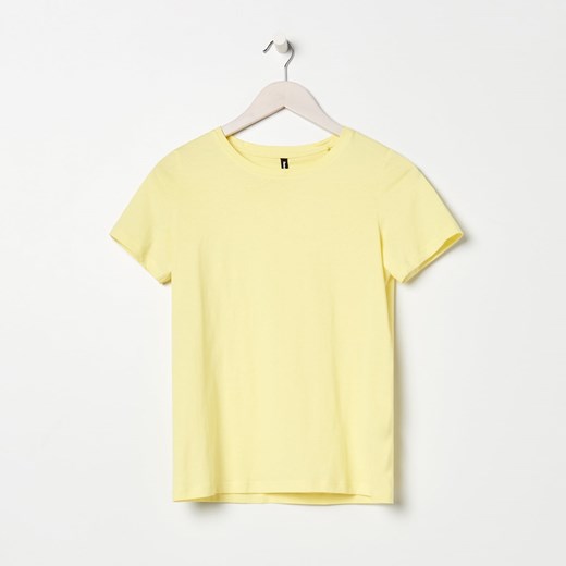 Sinsay - Koszulka basic - Żółty Sinsay XS Sinsay