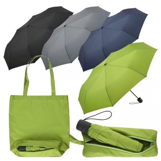 EkoBrella Shopping parasolka składana z torbą zakupową Fare  Parasole MiaDora.pl