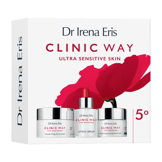 Dr Irena Eris Zestaw CLINIC WAY 5° 50 ml + 50 ml + 30 ml Dr Irena Eris wyprzedaż Dr Irena Eris