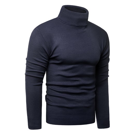Sweter/golf 2400 -kobalt ze sklepu Risardi w kategorii Swetry męskie - zdjęcie 123700169