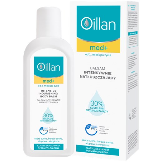 Oillan Med+ balsam intensywnie natłuszczający 400 ml Oillan Oceanic_SA