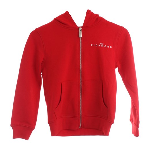 Richmond, Zip sweatshirts Czerwony, male, rozmiary: 8y Richmond 8y showroom.pl