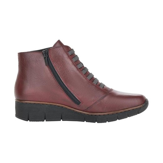 Rieker, Buty Doris Czerwony, female, rozmiary: 39,38 Rieker 38 showroom.pl