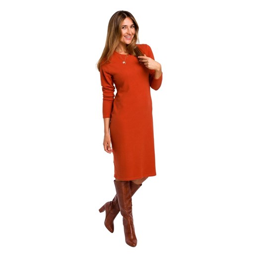 Style, Sukienka z długimi rękawami Czerwony, female, rozmiary: S - 36,2XL - 44,XL - 42,M - 38,L - 40 Style M - 38 showroom.pl