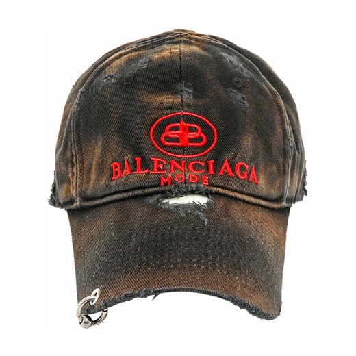 Balenciaga, Czapka z daszkiem z logo Czarny, male, rozmiary: L L wyprzedaż showroom.pl
