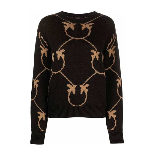 Pinko, Abbey Sweater Czarny, female, rozmiary: XS,XL,L,M,S Pinko XL wyprzedaż showroom.pl